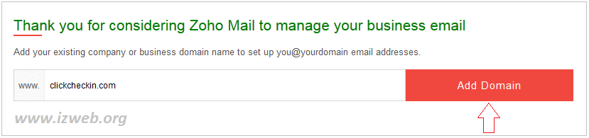 zoho mail mien phí