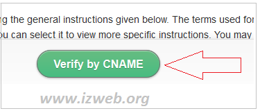 verify cname mail zoho