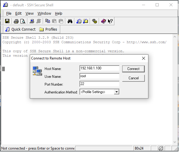 SSH Secure Shell Client